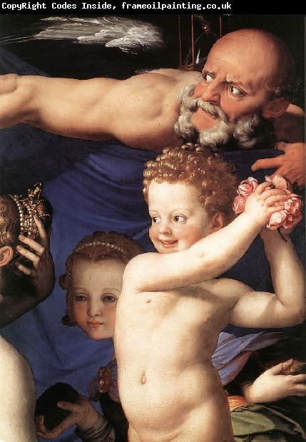BRONZINO, Agnolo Venus, Cupide and the Time (detail) fdg